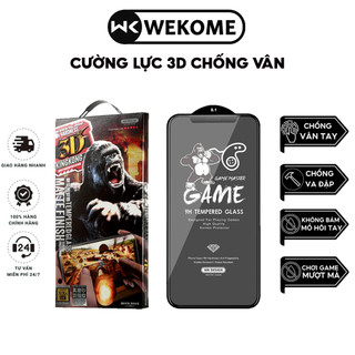 Kính Cường Lực Chống Vân Tay KingKong 3D Game-Chơi Game Mượt Mà Cho IP 7-8-X-11-12-13-14-15-Plus-Pro-Promax