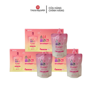 Nước uống đẹp da girl collagen dạng túi hàn quốc 1 hộp 10 túi