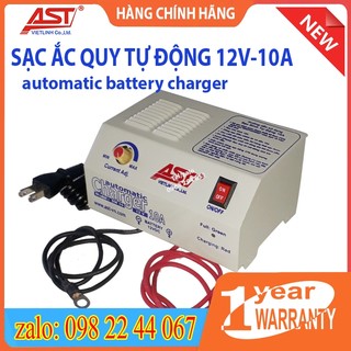 Sạc ắc quy tự động 12v/10a , sạc acquy 12v, sạc bình acquy