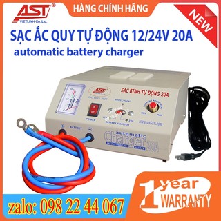 Sạc bình - sạc ắc quy tự động 12/24v 20a sạc acquy 12v hoặc 24v