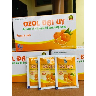 Gói bù nước & điện giải Oresol Hộp 40 gói - OZOL ĐẠI UY