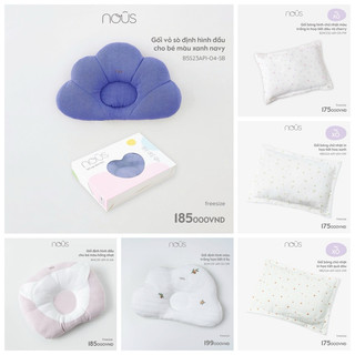 Gối nous bông vải xô cotton tự nhiên