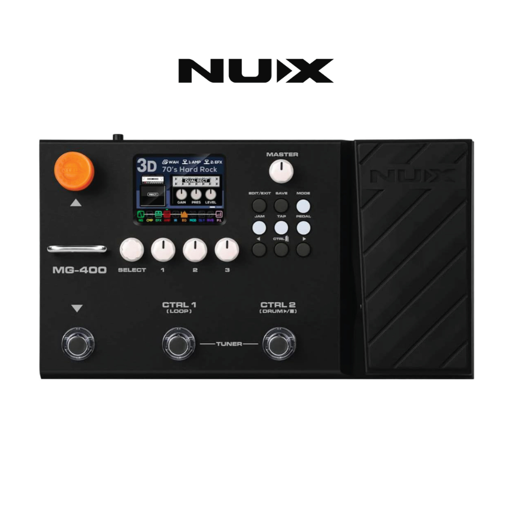 Phơ Guitar, Modeling Guitar & Bass Processor - Nux MG-400 (MG400) - Bàn đạp hiệu ứng, Multi effects,