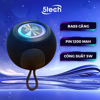 Loa bluetooth 5TECH S23 chính hãng, loa nghe nhạc mini cầm tay LED RGB, có âm bass mạnh