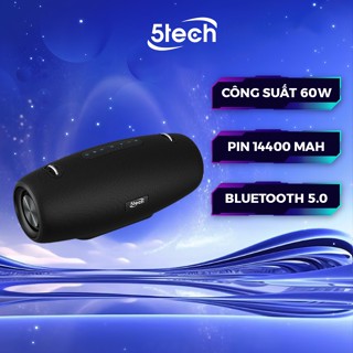 Loa bluetooth 5TECH S24 chính hãng, loa cầm tay di động âm bass mạnh, pin khủng