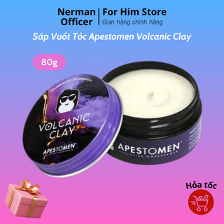 Sáp Vuốt Tóc Apestomen Volcanic Clay 80g chính hãng tem SMS For Him Store sáp vuốt tóc nam cao cấp