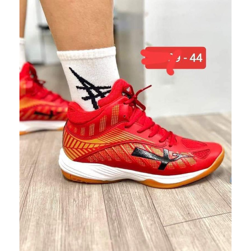 giày bóng chuyền sao vàng 301 tặng túi rút , dây dự phòng bh