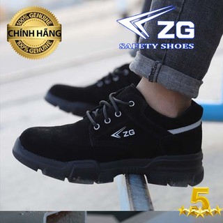 Giày bảo hộ ZG chống đinh, chống dập ngón và chống trơn trượt chính hãng, cổ thấp, đẹp, thời trang, chất lượng cao
