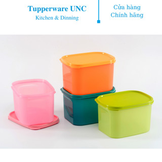 Bộ Hộp Tupperware Colorful Rectangular set 4 hộp