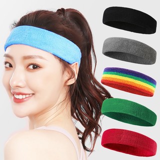 Headband Nam Nữ Băng Đô Thể Thao Thấm Mồ Hôi Trán, Băng Đầu Chơi Bóng Rổ Cầu Lông Bóng Chuyền Tennis Tập Gym Chạy Bộ