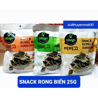 Snack rong biển bibigo gói 25 g, 3 vị ,hsd .10/24
