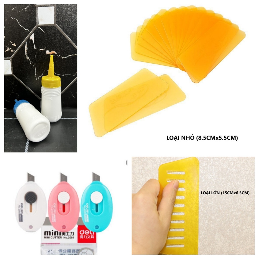 COMBO HỖ TRỢ DÁN GIẤY MIẾT - ĐỒ RỌC GIẤY
