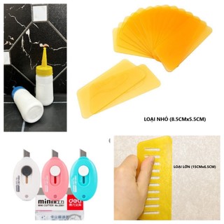 Combo hỗ trợ dán giấy miết - đồ rọc giấy