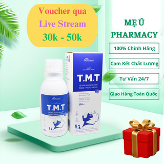 Nước súc miệng, họng tmt giúp vệ sinh, kháng khuẩn răng miệng họng