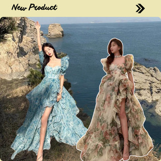 Váy Công Chúa Dáng Dài Xòe Bồng Cực Xinh, Đầm Công Chúa Phong Cách Hàn Quốc Đi Chơi Dự Tiệc Lady Cheri