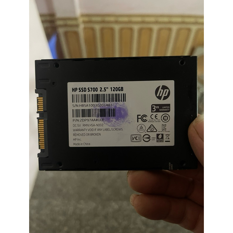 Ổ Cứng SSD HP S700 120GB-128GB 2.5-Inch SATA III hàng tháo máy