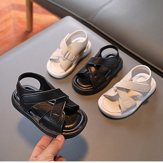 Dép Sandal Quai chéo da mềm - đế êm cho bé từ 1-3 tuổi