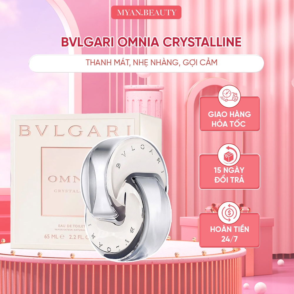 Nước Hoa Nữ Bvlgari Omnia Nồng Độ EDT Dung Tích 65ml, Dầu Thơm Nhàng Gợi Cảm Thanh Lịch - Myan.Beauty