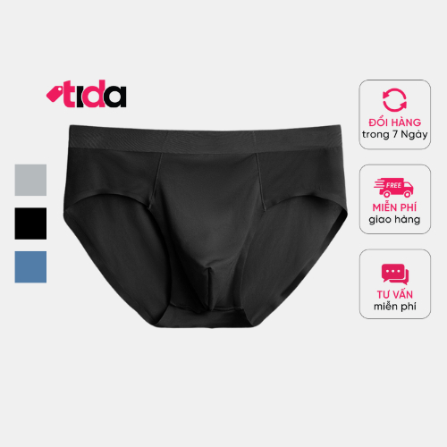 Quần lót tam giác cotton TIDA OFFICIAL chữ to QLT06