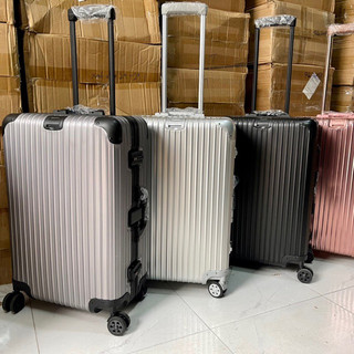 Vali Nhôm Nguyên Khối cao cấp - Vali Full nhôm siêu bền size 20 inch 24 inch 29 inch, tặng kèm đai nịt, bảng tên, stiker