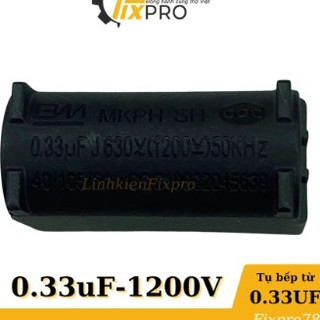 Tụ bếp từ 0.33uf 1200v chính hãng bm loại đứng