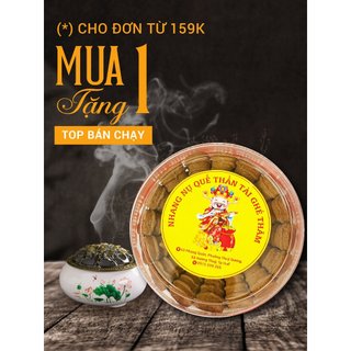 Hộp nụ quế thần tài loại tháp, 32 nụ, chuyên dùng tẩy uế, xông nhà, xua đuổi côn trùng, không hóa chất