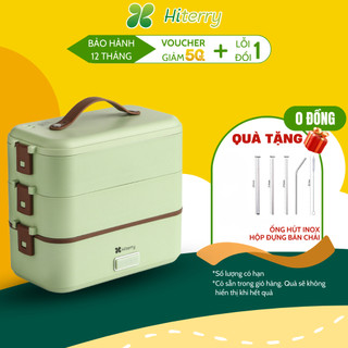 Hộp Cơm Cắm Điện Văn Phòng Hiterry Giữ Nhiệt Hâm Nóng Thức Ăn Nhiều Ngăn Tiện Dụng Inox 304 Cao Cấp Bảo Hành 12 Tháng