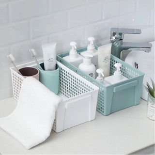 Giỏ đựng đồ đa năng dáng rộng Inomata, giỏ đựng quần áo, kệ đựng dụng cụ nhà bếp, đựng mỹ phẩm Nhật Bản