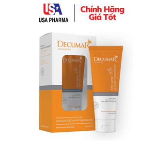Sữa rửa mặt dạng Gel Decumar Clean Advanced giảm nhờn cho da mụn hiệu quả - Tuýp 50g, 100g
