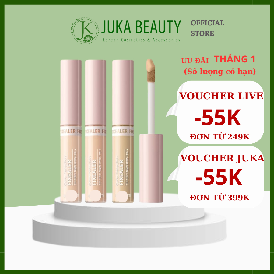 Che khuyết điểm T.H.E S...A.E..M Cover Perfection FIXEALER SPF30 PA++