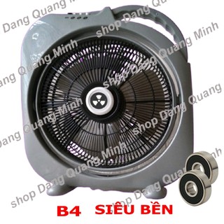 Quạt hộp 4 tấc cao cấp + 3 tốc độ - Động cơ trục bạc đạn siêu bền
