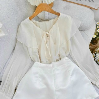 set áo bèo + quần short 2 màu