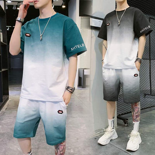 Bộ Đồ Nam , Nguyên Set Bộ Thể Thao Form Rộng logo mặc hè co dãn 4 chiều vải đẹp có size