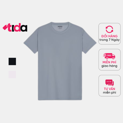 Áo thun trơn thể thao TIDA OFFICIAL nam cộc tay HT02