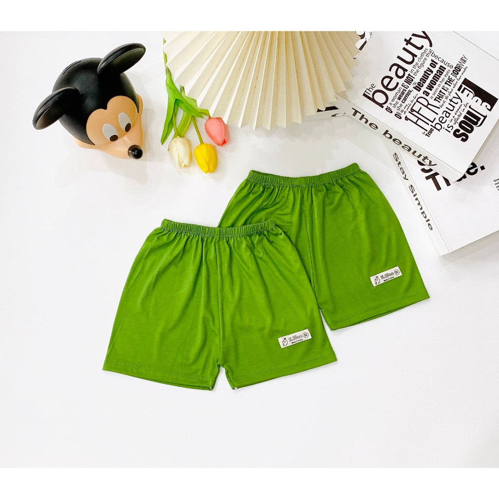 Quần đùi cho bé gái và bé trai LILIKIDS chất thun lạnh thông hơi thoáng mát QC19