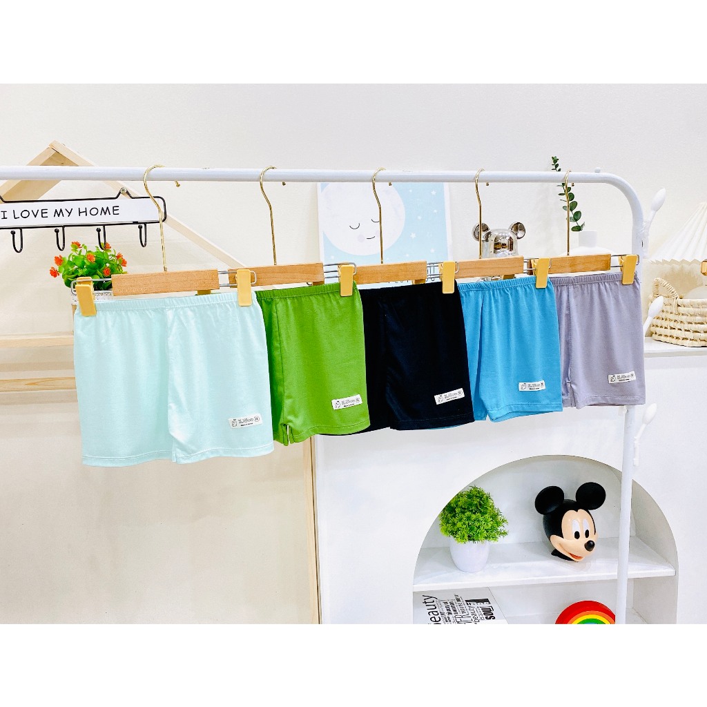 Quần đùi cho bé gái và bé trai LILIKIDS chất thun lạnh thông hơi thoáng mát QC19