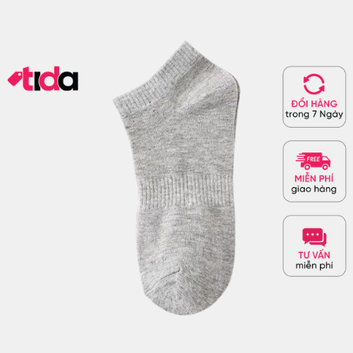 Tất nam nữ trơn TIDA OFFICIAL tiện dụng, đa dạng TVA11