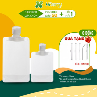 Túi Chiết Mỹ Phẩm Lọ Chiết Dầu Gội Sữa Tắm Hiterry Có Thể Tái Sử Dụng Nhiều Lần Nhỏ Gọn Tiện Lợi Khi Đi Du Lịch