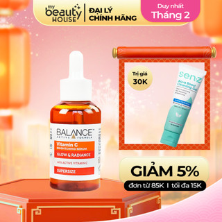 Serum mờ thâm sau mụn Balance Active Formula SUPERSIZE Vitamin C Brightening Serum 60ml