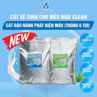  Cát vệ sinh cho mèo Max Clean - Cát Đậu Nành phát hiện máu trong chất thải - Crystal Bay