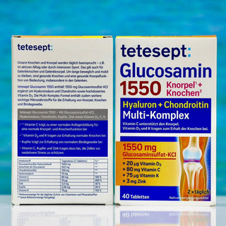 Bill kèm Glucosamin 1200 Tetesept hàng Đức