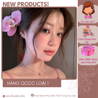 (RS017)KẸP TÓC HOTTREND_ Kẹp Tóc Thiết Kế Hoa Phong Lan Nổi Bật Thời Trang Boho, Summer Vibes