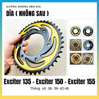 Nhông sau, dĩa các loại xe Exciter 135, Exciter 150, Exciter 155