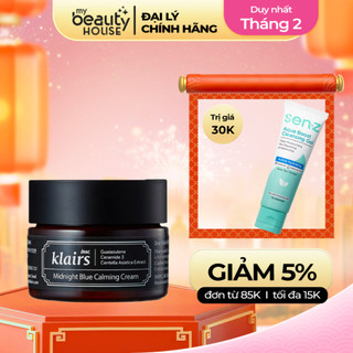 Kem dưỡng ẩm làm dịu và phục hồi da Klairs Midnight Blue Calming Cream 30ml