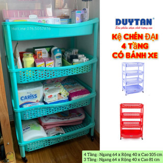 🚀tba shop🚀 kệ úp chén bát loại đại 3 & 4 tầng - nhựa duy tân - tặng rổ móc