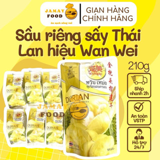 Sầu riêng sấy khô hiệu Wan Wei Thái Lan túi 210gram