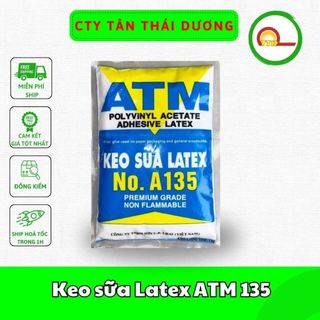 Keo sữa Latex ATM 135 Dán Gỗ, Ván, Giấy, Simili, Tường Bịch 1Kg