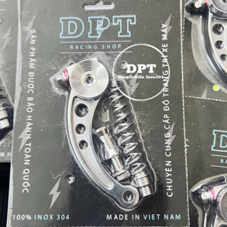 [HÌNH THẬT] Càng thắng Inox 304 sáng bóng KÈM LÒ XO cho xe số và tay ga