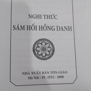 NGHI THUC SÁM HÔI HỒNG DANH