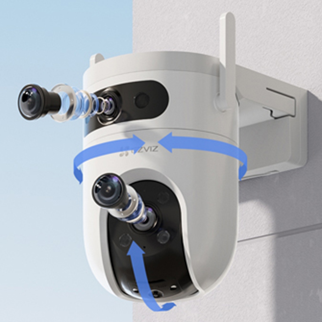 Camera wifi ống kính kép Ezviz H9C H90 chính hãng, màu ban đêm, báo động, đàm thoại | BigBuy360 - bigbuy360.vn